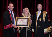 GÖREVDE YÜKSELEN VE YENİ ATANAN AKADEMİK PERSONELLER BELGELERİNİ ALDI