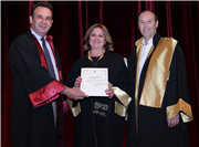 GÖREVDE YÜKSELEN VE YENİ ATANAN AKADEMİK PERSONELLER BELGELERİNİ ALDI