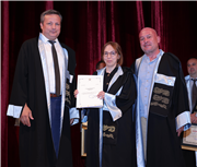 GÖREVDE YÜKSELEN VE YENİ ATANAN AKADEMİK PERSONELLER BELGELERİNİ ALDI