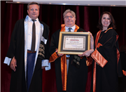 GÖREVDE YÜKSELEN VE YENİ ATANAN AKADEMİK PERSONELLER BELGELERİNİ ALDI