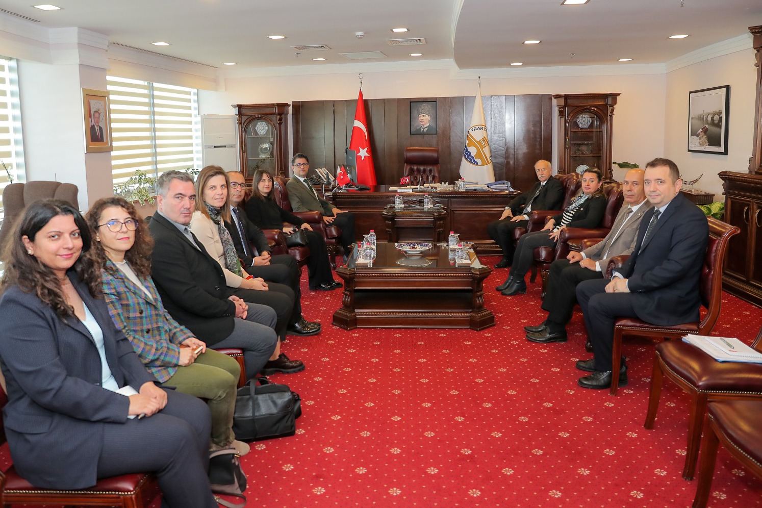 ÇANAKKALE ONSEKİZ MART ÜNİVERSİTESİ HEYETİ, TRAKYA ÜNİVERSİTESİNDE