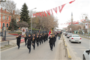 ULUSLARARASI BALKAN HALK OYUNLARI FESTİVALİ KORTEJ YÜRÜYÜŞÜ YAPILDI