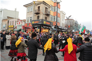ULUSLARARASI BALKAN HALK OYUNLARI FESTİVALİ KORTEJ YÜRÜYÜŞÜ YAPILDI