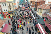 ULUSLARARASI BALKAN HALK OYUNLARI FESTİVALİ KORTEJ YÜRÜYÜŞÜ YAPILDI