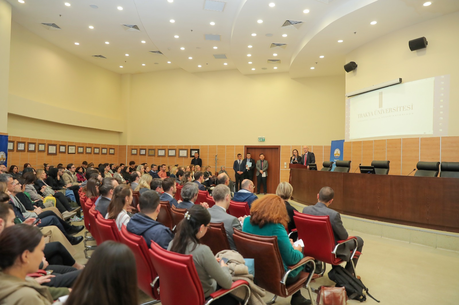 TRAKYA ÜNİVERSİTESİNE TÜRKİYE AB DELEGASYONU VE AB ÜLKELERİ BÜYÜKELÇİ YARDIMCILARINDAN ZİYARET