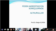 EDEBİYAT FAKÜLTESİ ÇEVRİMİÇİ AKREDİTASYON SÜREÇLERİ EĞİTİMİ GERÇEKLEŞTİRİLDİ
