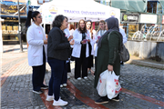 TRAKYA ÜNİVERSİTESİNDEN KANSER HAFTASI’NDA FARKINDALIK ETKİNLİĞİ: “ERKEN TEŞHİS HAYAT KURTARIR”