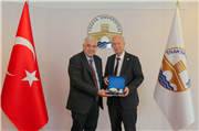 PROF. DR. HÜSEYİN BAĞCI’DAN REKTÖRÜMÜZ PROF. DR. MUSTAFA HATİPLER’E ZİYARET
