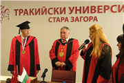 ÜNİVERSİTEMİZ REKTÖRÜ PROF. DR. MUSTAFA HATİPLER’E STARA ZAGORA TRAKİA ÜNİVERSİTESİNDEN FAHRİ DOKTORA ÜNVANI