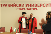 ÜNİVERSİTEMİZ REKTÖRÜ PROF. DR. MUSTAFA HATİPLER’E STARA ZAGORA TRAKİA ÜNİVERSİTESİNDEN FAHRİ DOKTORA ÜNVANI