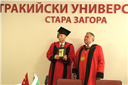 ÜNİVERSİTEMİZ REKTÖRÜ PROF. DR. MUSTAFA HATİPLER’E STARA ZAGORA TRAKİA ÜNİVERSİTESİNDEN FAHRİ DOKTORA ÜNVANI