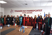 ÜNİVERSİTEMİZ REKTÖRÜ PROF. DR. MUSTAFA HATİPLER’E STARA ZAGORA TRAKİA ÜNİVERSİTESİNDEN FAHRİ DOKTORA ÜNVANI