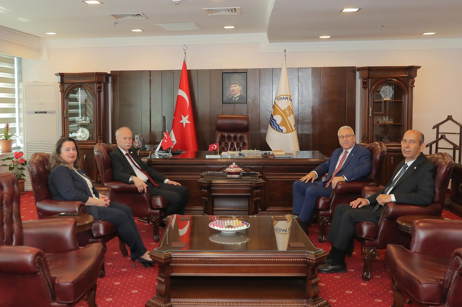 EGE ÜNİVERSİTESİ REKTÖRÜ PROF. DR. NECDET BUDAK’TAN ÜNİVERSİTEMİZE ZİYARET
