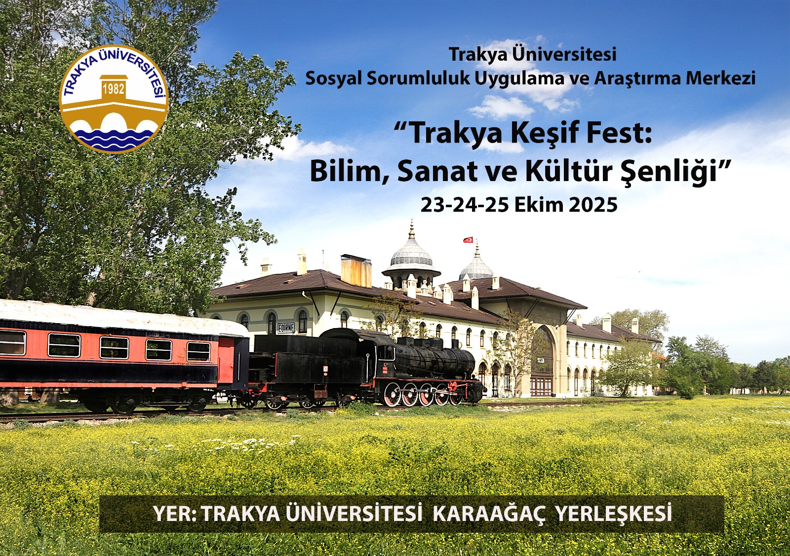 “TRAKYA KEŞİF FEST 2025: BİLİM, SANAT VE KÜLTÜR KARAAĞAÇ’TA BULUŞUYOR!” ETKİNLİĞİNE TÜBİTAK’TAN DESTEK