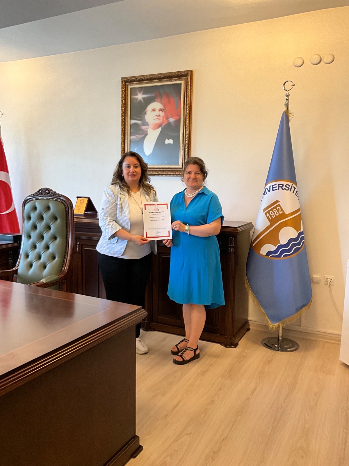 DOÇ. DR. MEHTAP DEDE KODAMAN’A TÜRK PATENT VE MARKA KURUMU’NDAN FAYDALI MODEL BELGESİ