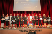 TRAKYA ÜNİVERSİTESİNDE AKADEMİK YÜKSELTME VE ÖDÜL TÖRENİ GERÇEKLEŞTİRİLDİ