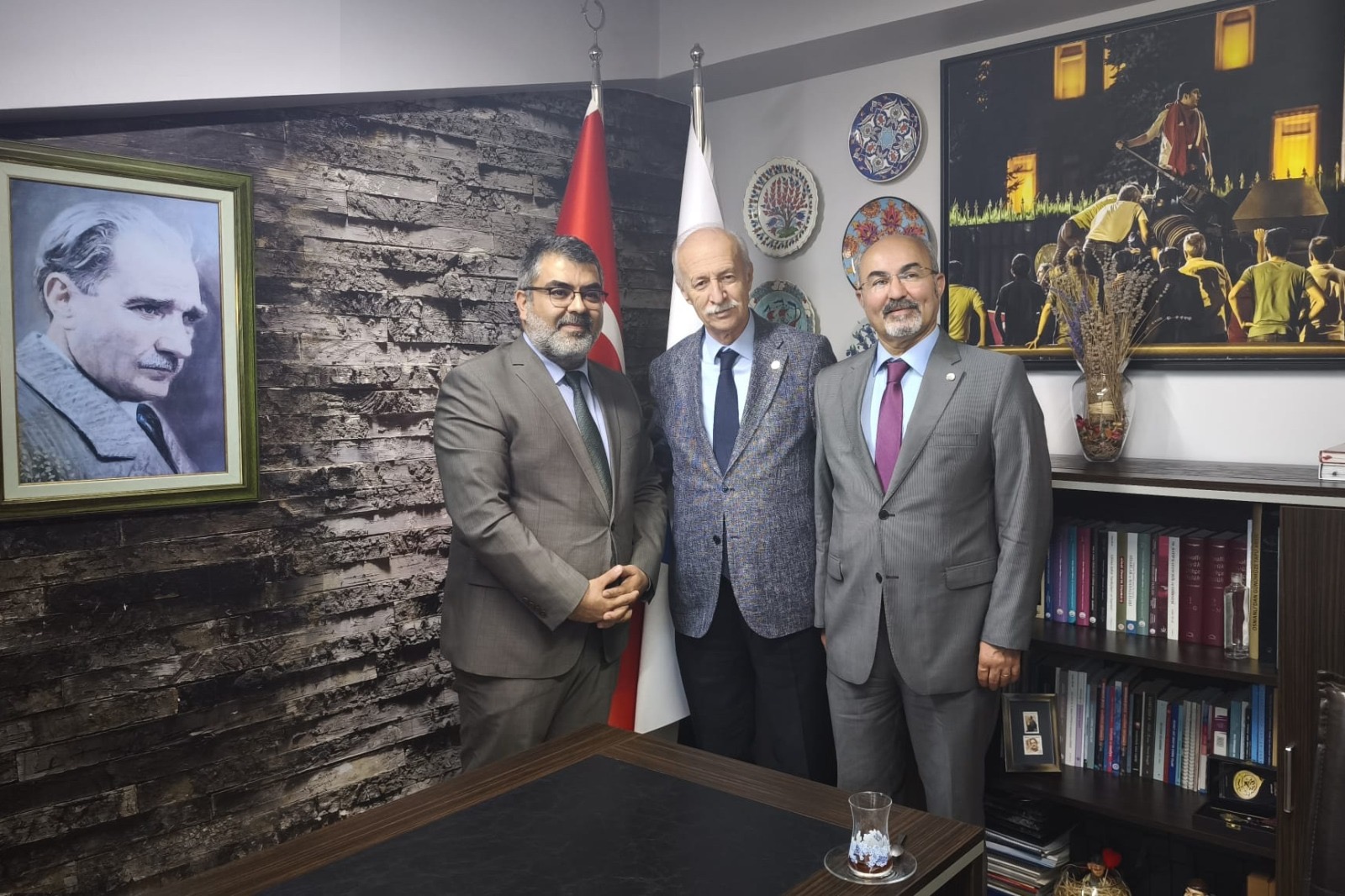REKTÖRÜMÜZ PROF. DR. MUSTAFA HATİPLER’DEN ANADOLU AJANSINA ZİYARET