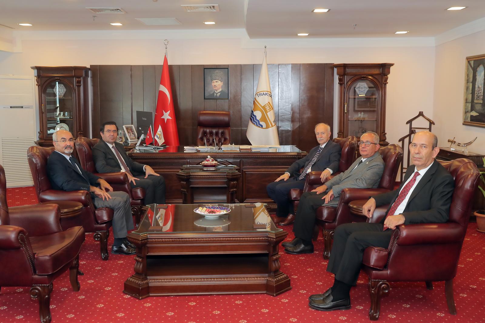 EDİRNE CUMHURİYET BAŞSAVCISI TUĞAN SARICA’DAN REKTÖR PROF. DR. MUSTAFA HATİPLER’E ZİYARET