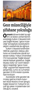 SAĞLIK MÜZEMİZİN GECE MÜZECİLİĞİ HABERİ ANADOLU AJANSI'NDA