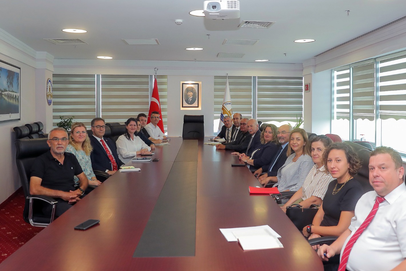 ÜNİVERSİTEMİZ İLE EDİRNE BELEDİYESİ ARASINDA İŞ BİRLİĞİ TOPLANTISI