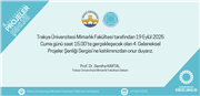 MİMARLIK FAKÜLTESİ 2025-2026 EĞİTİM YILI ORYANTASYON VE GELENEKSEL 4. PROJE ŞENLİĞİ PROGRAMI