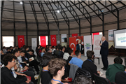 MAZİDEN ATİYE GENÇLİK KAMPINDA REKTÖRÜMÜZDEN İLK DERS