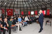MAZİDEN ATİYE GENÇLİK KAMPINDA REKTÖRÜMÜZDEN İLK DERS