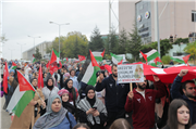 TRAKYA ÜNİVERSİTESİNDE “GAZZE İÇİN UMUT, İNSANLIK İÇİN ONUR YÜRÜYÜŞÜ” DÜZENLENDİ