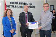“EDİRNE” KONULU TEZLER ÖDÜLLENDİRİLDİ
