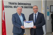 “EDİRNE” KONULU TEZLER ÖDÜLLENDİRİLDİ
