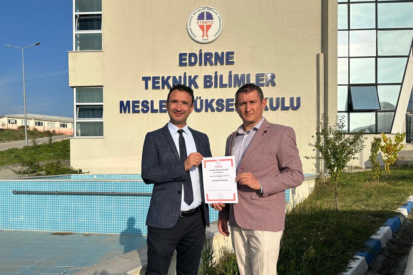 TRAKYA ÜNİVERSİTESİNE YENİ FAYDALI MODEL BELGESİ