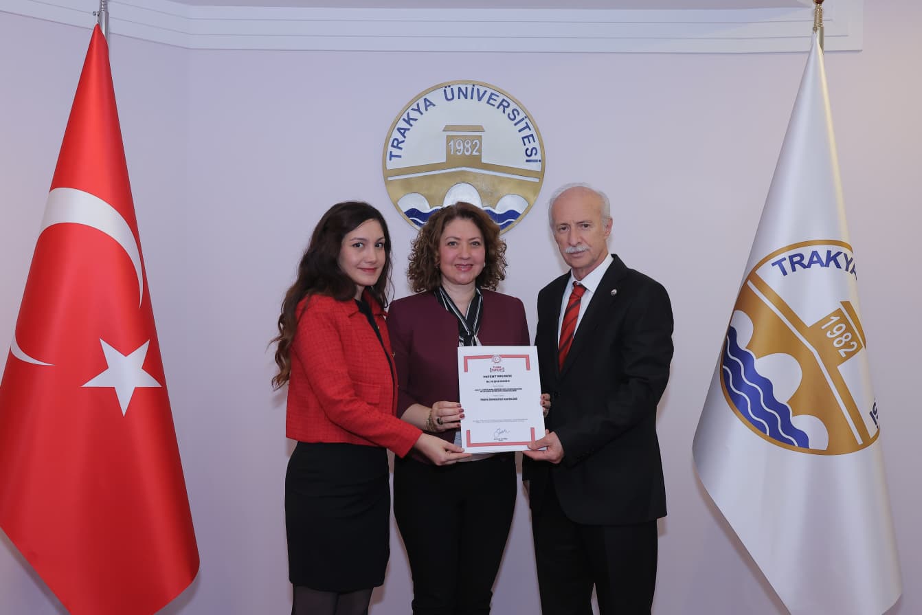 TRAKYA ÜNİVERSİTESİ ARAŞTIRMACILARINDAN BİR PATENT BAŞARISI DAHA