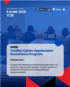 BİLİM VE TOPLUM BAŞKANLIĞI DESTEK PROGRAMLARI