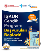 İŞKUR GENÇLİK PROGRAMI 2025–2026 BAŞVURU DUYURUSU