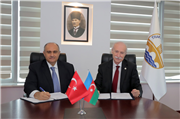 ÜNİVERSİTEMİZ İLE AZERBAYCAN BAKÜ SLAVYAN ÜNİVERSİTESİ ARASINDA İŞ BİRLİĞİ PROTOKOLÜ İMZALANDI