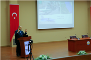 BAKÜ SLAVYAN ÜNİVERSİTESİ REKTÖRÜ ANAR NAĞIYEV ÜNİVERSİTEMİZDE KONFERANS VERDİ