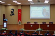 BAKÜ SLAVYAN ÜNİVERSİTESİ REKTÖRÜ ANAR NAĞIYEV ÜNİVERSİTEMİZDE KONFERANS VERDİ