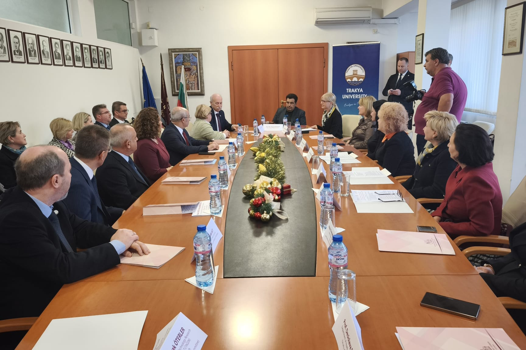 TRAKYA ÜNİVERSİTESİNDEN BULGARİSTAN’DAKİ İKİ ÜNİVERSİTEYE ZİYARET