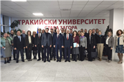 TRAKYA ÜNİVERSİTESİNDEN BULGARİSTAN’DAKİ İKİ ÜNİVERSİTEYE ZİYARET