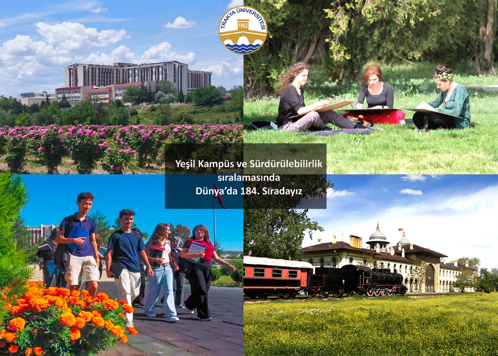 TRAKYA ÜNİVERSİTESİ “UI GREENMETRIC 2025 SIRALAMASI”NDA 184. SIRAYA YÜKSELDİ