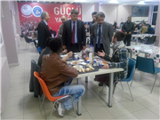 REKTÖR PROF. DR. YENER YÖRÜK, ÖĞRENCİ YURDUNDA YABANCI UYRUKLU ÖĞRENCİLERLE BULUŞTU