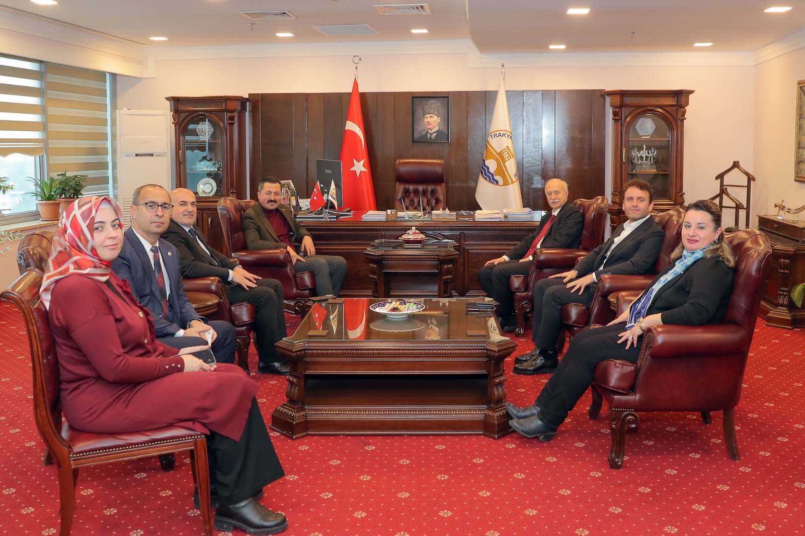 MİLLİ EĞİTİM BAKAN MÜŞAVİRİ SÜLEYMAN CAN’DAN REKTÖR PROF. DR. MUSTAFA HATİPLER’E ZİYARET