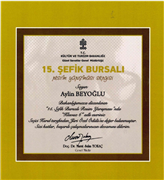 ARAŞTIRMA GÖREVLİSİ DR. AYLİN BEYOĞLU’NUN BAŞARISI