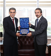 TARIM VE KÖY İŞLERİ ESKİ BAKANI PROF. DR. SAMİ GÜÇLÜ’DEN ZİYARET