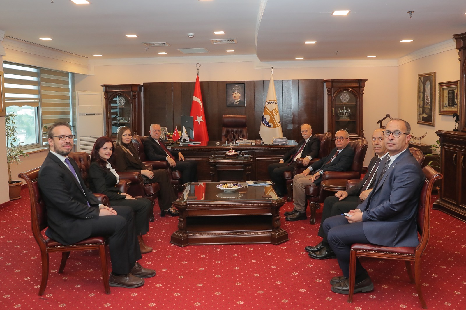 KOSOVA BAŞBAKAN YARDIMCISI FİKRİM DAMKA’DAN TRAKYA ÜNİVERSİTESİ’NE ZİYARET