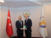 İÇİŞLERİ BAKAN YARDIMCISI BÜLENT TURAN, REKTÖR PROF. DR. MUSTAFA HATİPLER’İ ZİYARET ETTİ