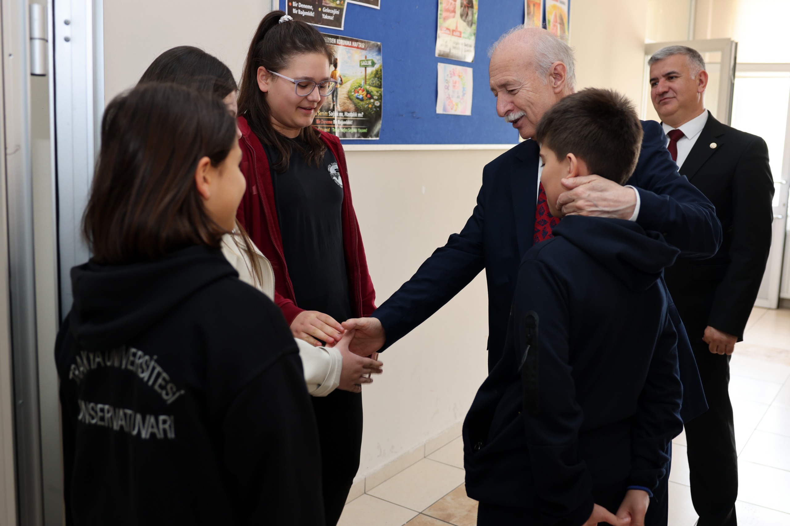 REKTÖR PROF. DR. MUSTAFA HATİPLER’DEN DEVLET KONSERVATUVARI’NA ZİYARET