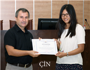 ULUSLARARASI TÜRKÇE YAZ OKULU’NA KATILAN ÖĞRENCİLER SERTİFİKALARINI ALDI