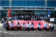 TRAKYA ÜNİVERSİTESİ’NDE “19 MAYIS ATATÜRK’Ü ANMA, GENÇLİK VE SPOR KOŞUSU” DÜZENLENDİ