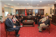 ÇANAKKALE ONSEKİZ MART ÜNİVERSİTESİ HEYETİNDEN REKTÖR HATİPLER’E ZİYARET